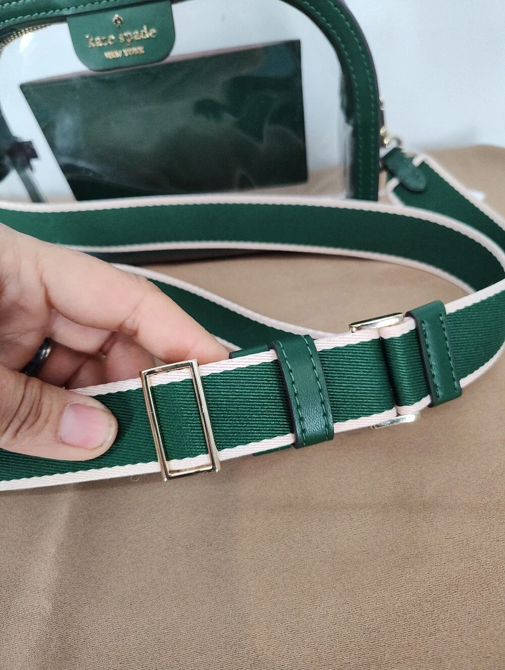 kate spade transparent crossbody